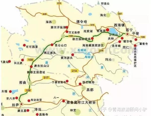 109国道总线路图