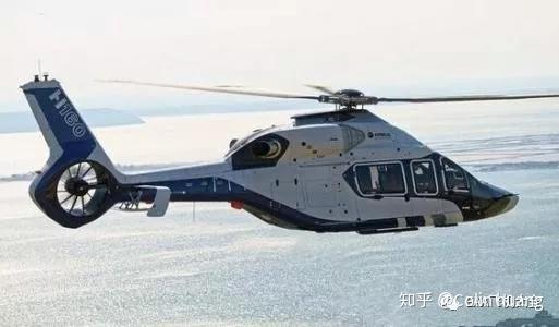 h160直升机是迄今为止世界上第一架全复合材料民用直升机.