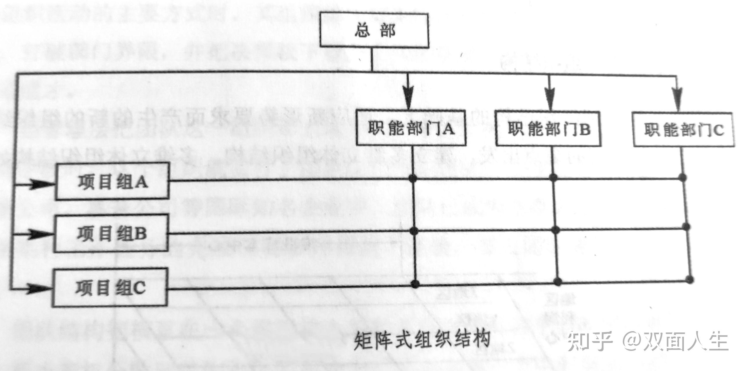 结构的特点:企业的组织管理系统既有按职能划分的企业的垂直领导系统