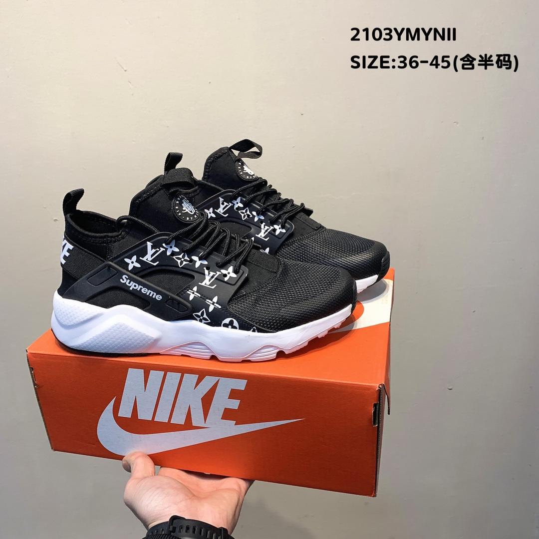 耐克nike air huarache ultra suede id华莱士四代 lv联名款复古运动