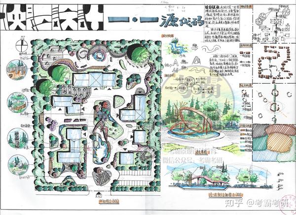 景观快题高分优秀学员作品来啦