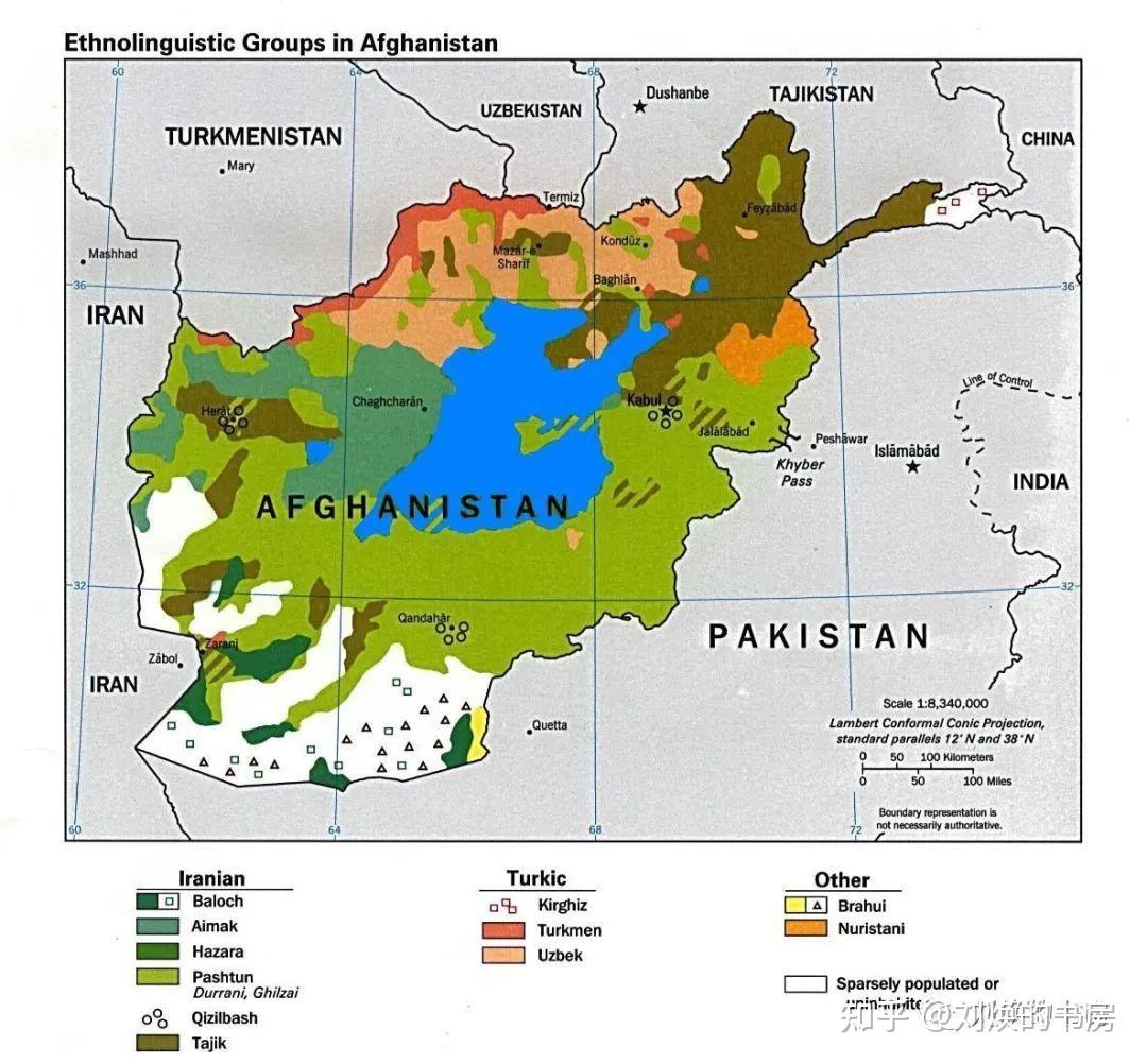 塔利班控制地区并不多,但其实已经覆盖了阿富汗东西南北的各个区域