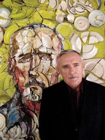 Julian Schnabel,Julian Morris 美国当代艺术家/电影导演julian schnabel做的盘子画