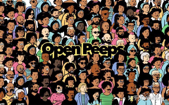 涂鸦人物素材库,可搭配60万组要人物组合 – openpeeps