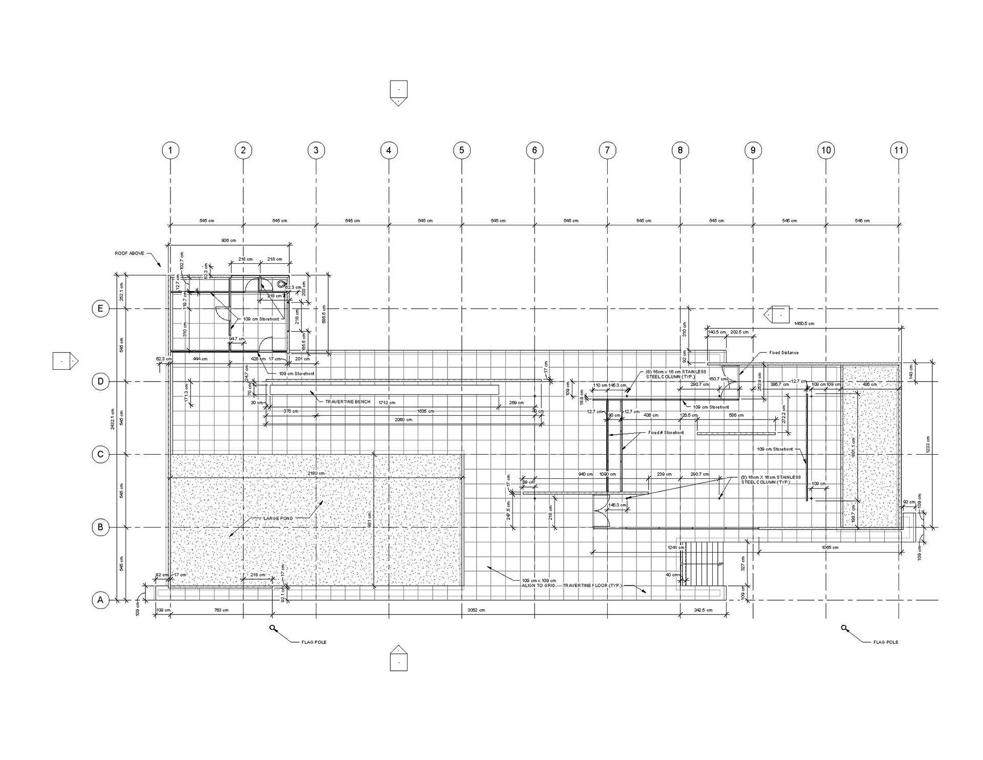 有谁知道巴塞罗那博览会德国馆的尺寸吗建筑课模型作业急需