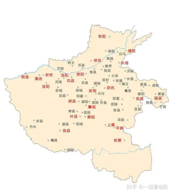 从豫州到河南,河南省两千年行政区划沿革