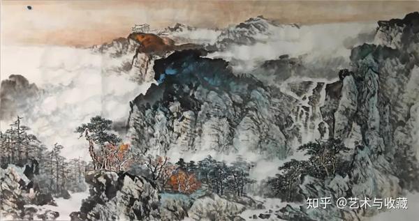 汲古融今画家杨楠山水画作品赏析