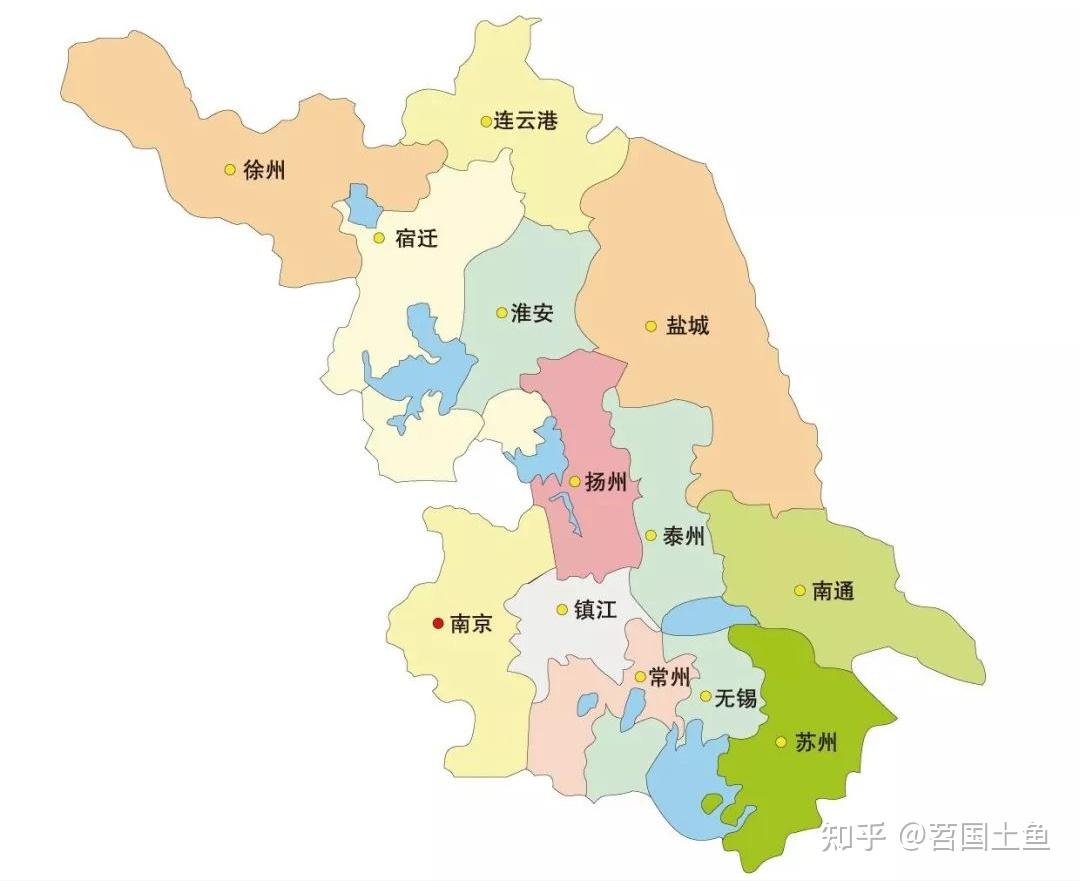 一张图看明白2020年江苏各市地区域gdp