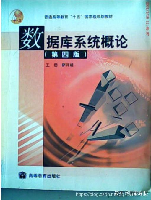数据库系统概论第四版王珊pdf