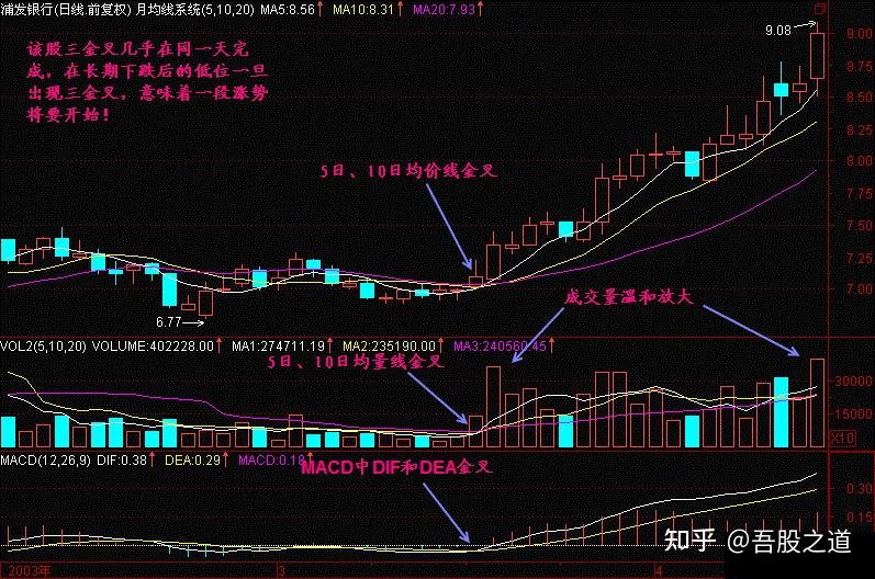 macd"三金叉见底"