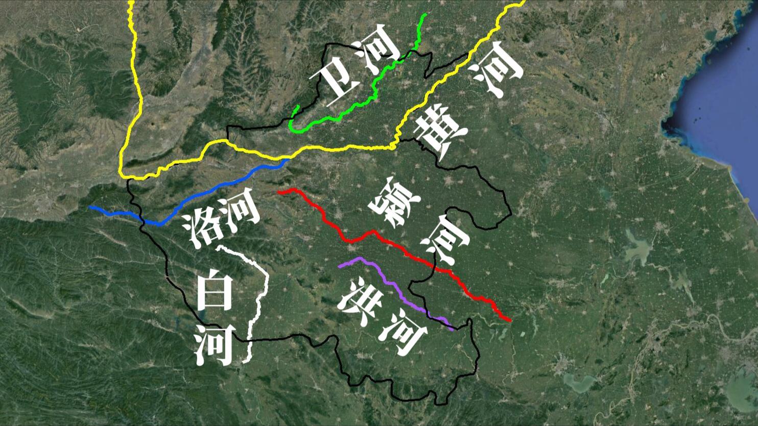 山东境内十大河流,除了黄河,你还知道哪一条?卫星地图了解下