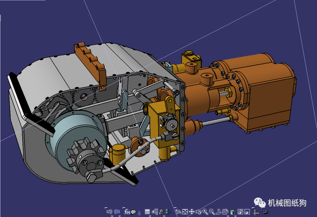 【发动机电机】sa-611蒸汽汽车发动机3d数模图纸 step