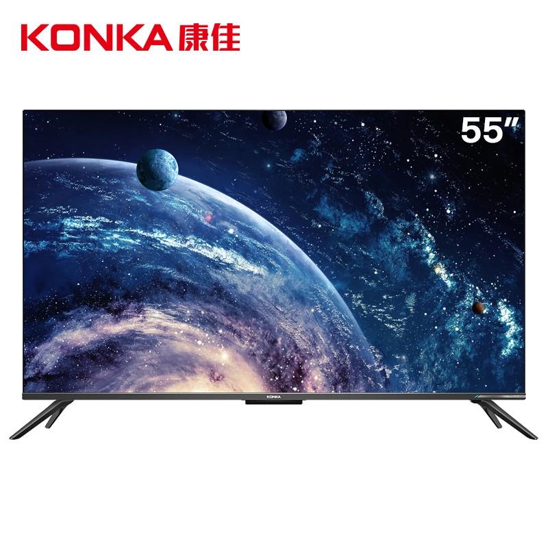 原价$4699现价$2799康佳konka55a1055英寸4k超高清超薄金属机身364gb