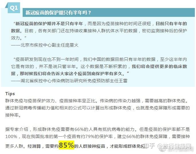 新冠疫苗保护期只有半年吗?为什么需要比较高的群体