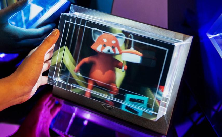 这块神奇玻璃砖,竟然是个3d立体显示器?| 交互设备looking glass