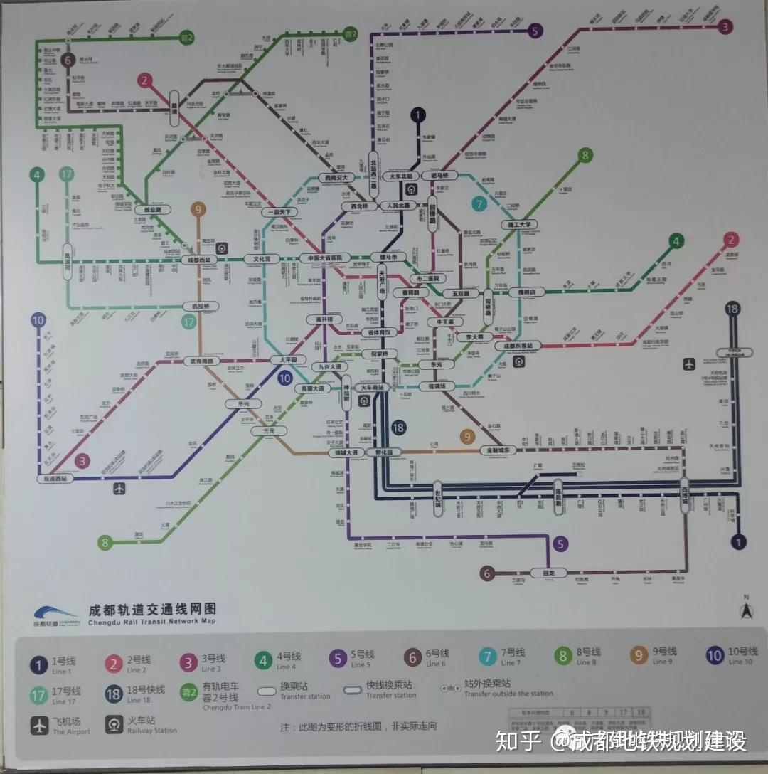 官方发布的成都地铁2020年线网图,快来围观