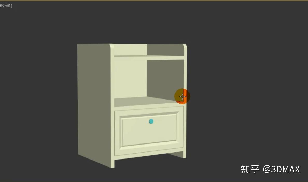 3dmax利用插入和多边形倒角制作简约床头柜
