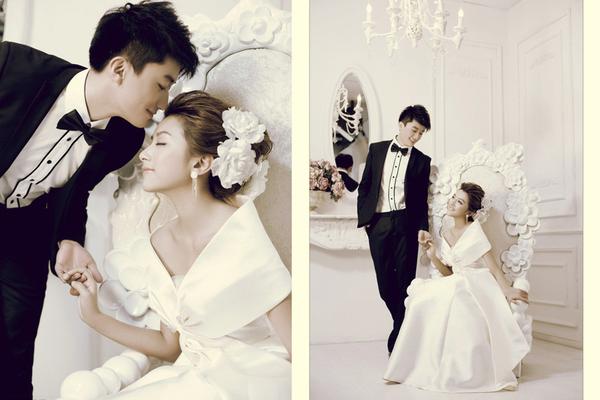 陈妍希夫妇身高相差20cm最萌身高差的婚纱照最佳姿势