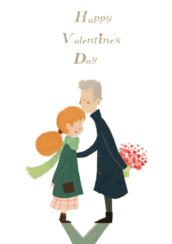 14 be  my  valentine 两个人相爱不是因为互相找到了一个完美的人
