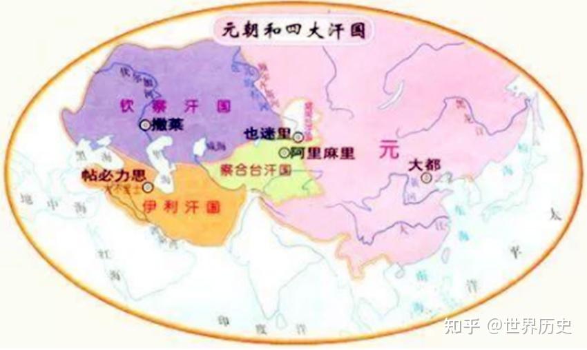 随着钦察汗国式微,被白帐汗国所取代,白帐汗国也开始敌对蒙元.