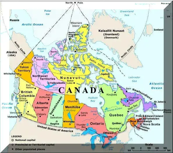加拿大地图全攻略,快来看看!