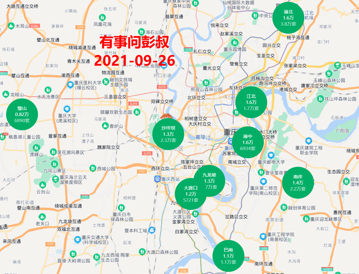 2021年10月重庆房价最新数据出炉,重庆房价涨幅低于预期