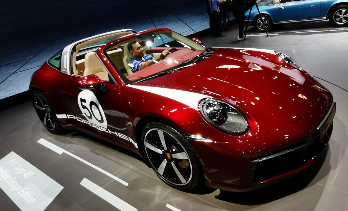 2020广州车展狠货也复古保时捷911targa4s特别版