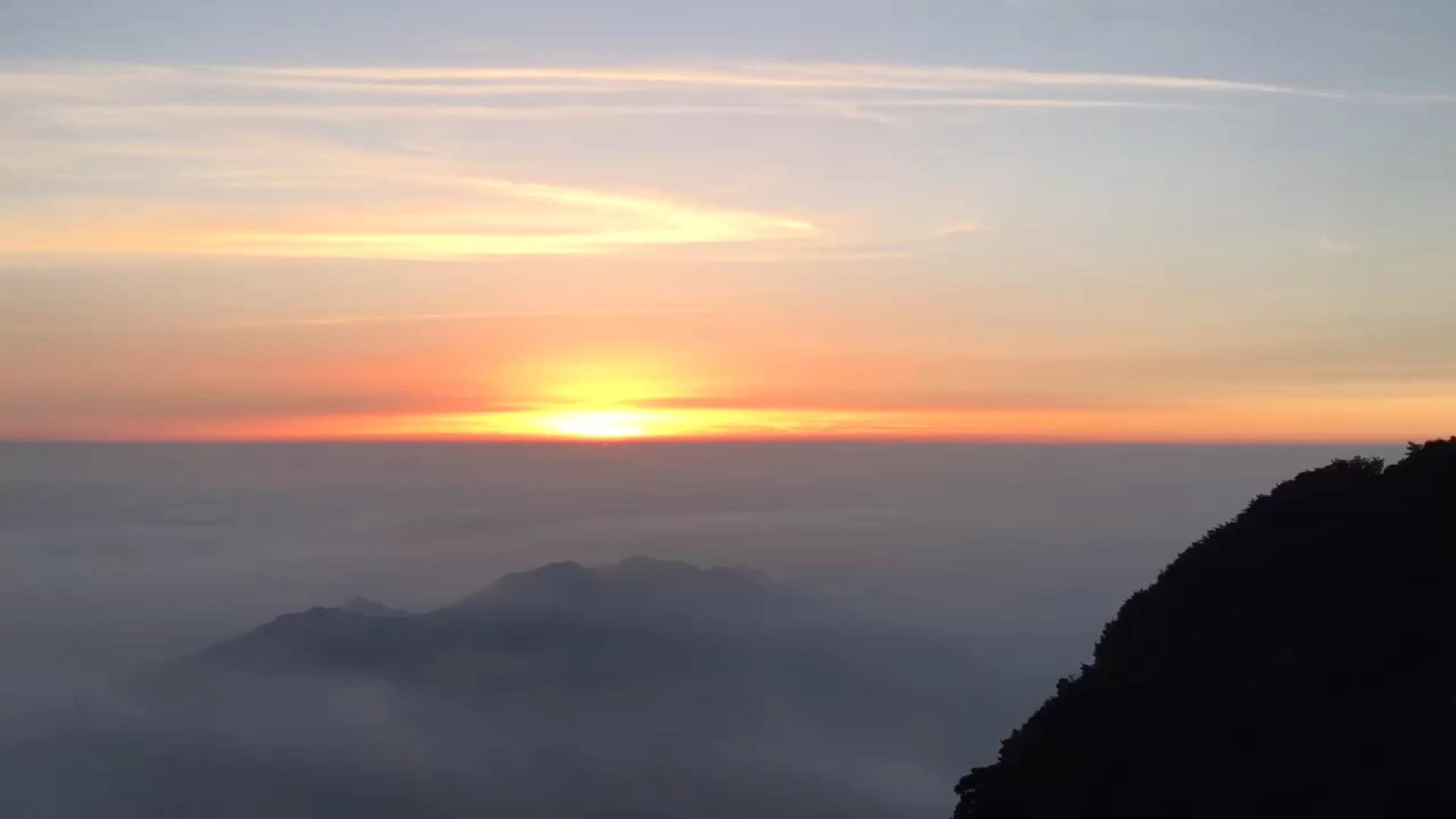 泰山·拱北石 日出