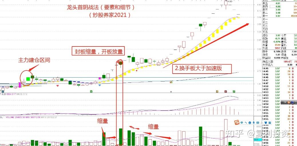 真正赚钱的战法龙头首阴战法一旦掌握黑马股一抓一个准