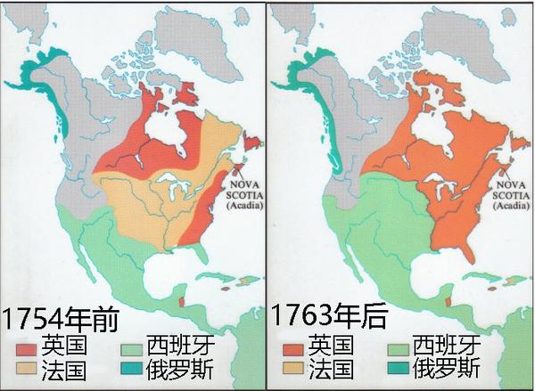 七年战争法国丧失北美殖民地 殊不知,上下加拿大之间固然有着明显的