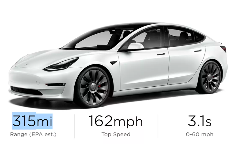 2021款 特斯拉model 3上线,续航增加,和model y共享多