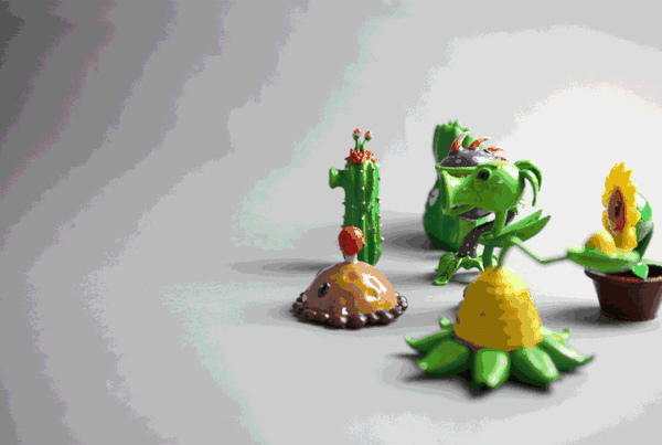 植物大战僵尸——3d打印收藏版