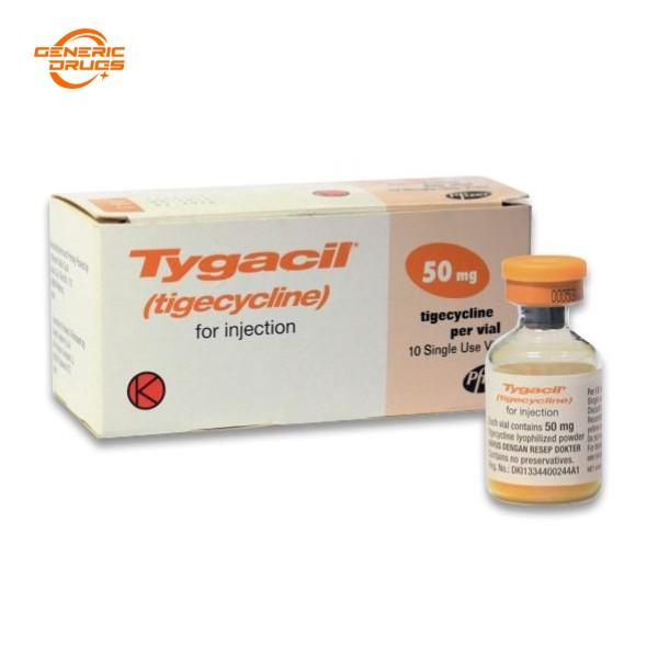 tygacil(tigecycline)50mg替加环素 治疗皮肤或消化系统以及肺炎的不