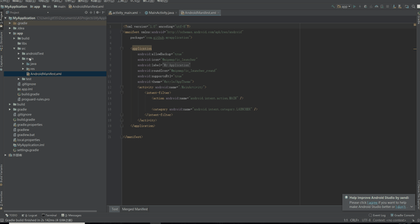 publicclassmainactivityextendsactivity{@overrideprotectedvoid