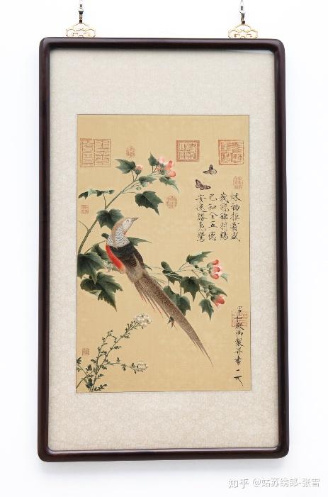 峨冠锦羽,安逸太平 | 《芙蓉锦鸡图》