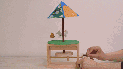 日本艺术家原田和明制作了一系列相当「沙雕」的「automata」,只需转