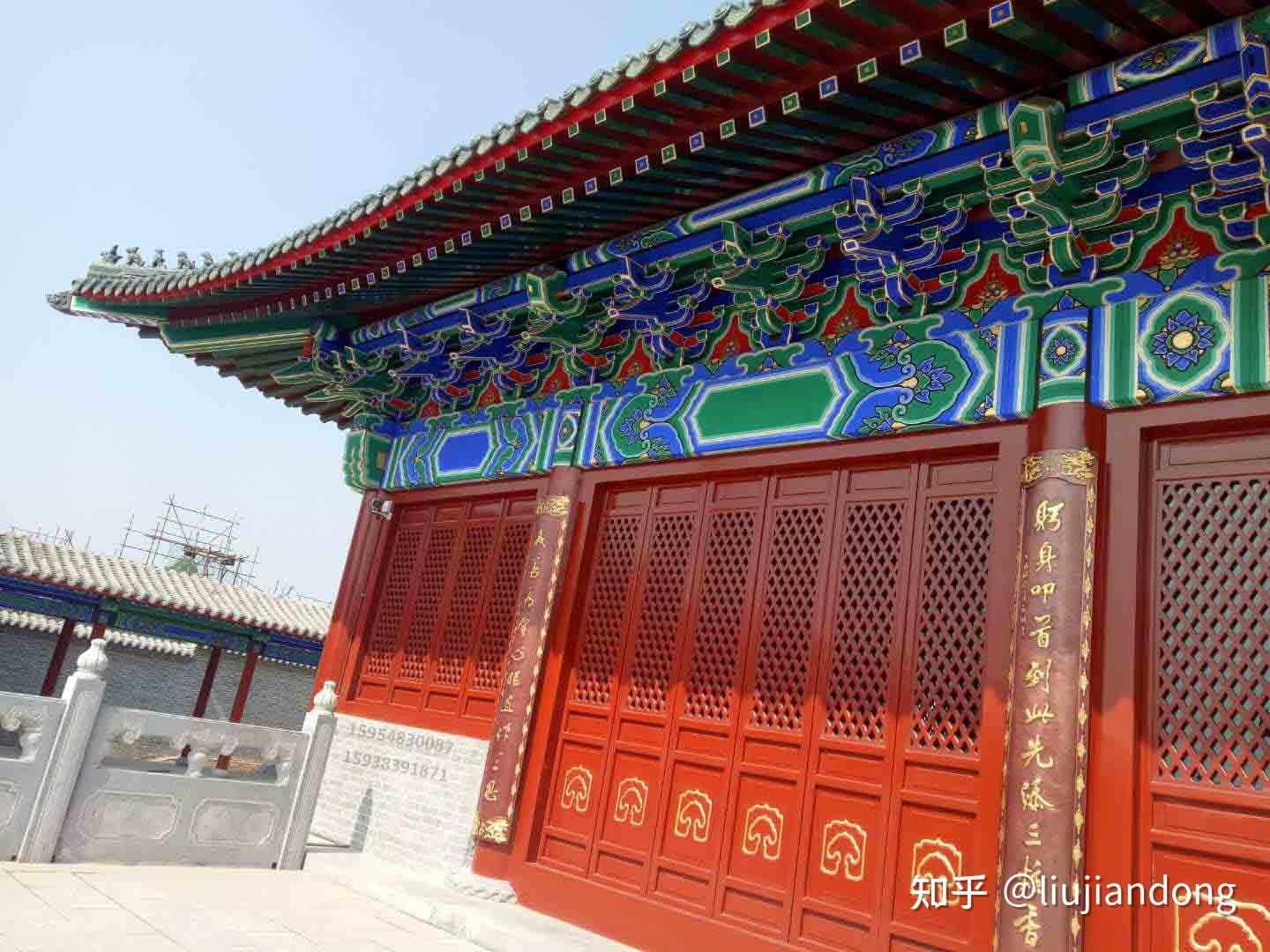 古建筑彩绘寺庙道观彩绘一麻五灰