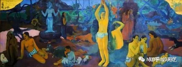 我们到哪里去?》1897年,保罗.高更,法国,141×377cm,画布油彩