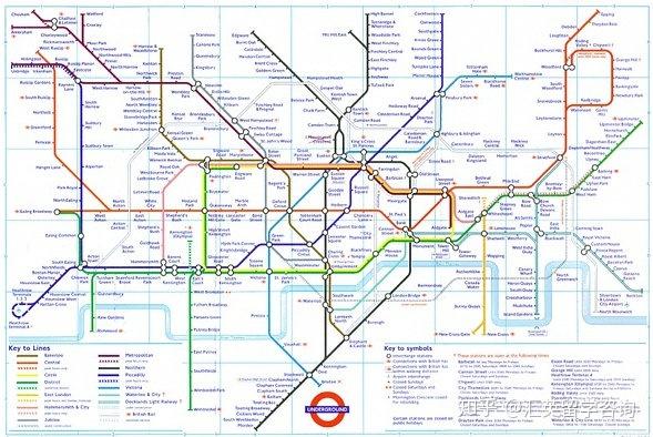 在英国只有三个城市有地铁:伦敦,纽卡斯尔和格拉斯哥,伦敦的地铁线路