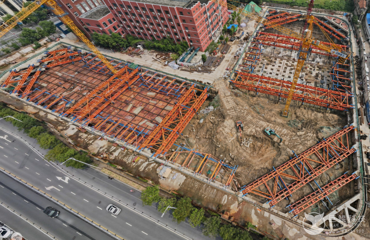 江西首例运用巨鲲科技装配式张弦梁钢支撑系统新工艺施工项目