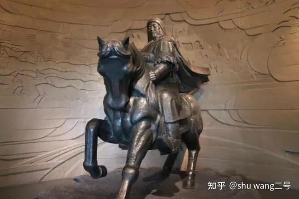 内蒙古大学本部成吉思汗雕像