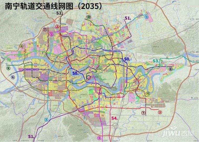 南宁地铁规划(2020-2035)版对外公示