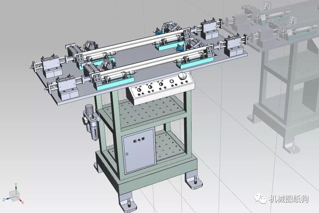 【工程机械】激光焊接气动工装夹具3d模型图纸 ug设计