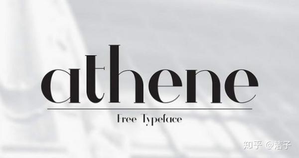 athene font