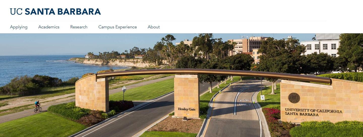 of california, santa barbara)属于加州大学系统,是美国顶尖的以研究