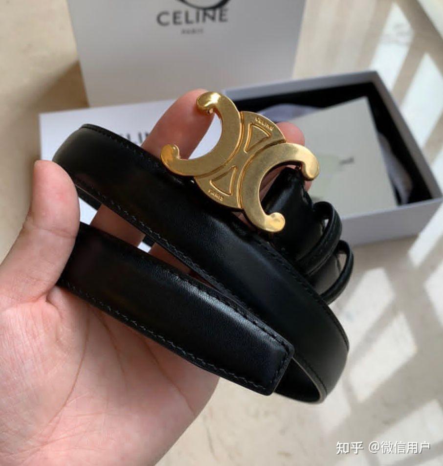 百元二手中古celine凯旋门腰带