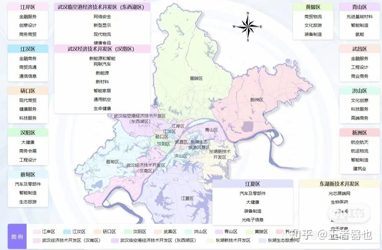 东湖高新开发区(光谷)武汉经济开发区(经开车都)临空港开发区(东西湖