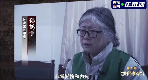 孙小果执行死刑前镜头曝光其母忏悔我这个母亲很失败