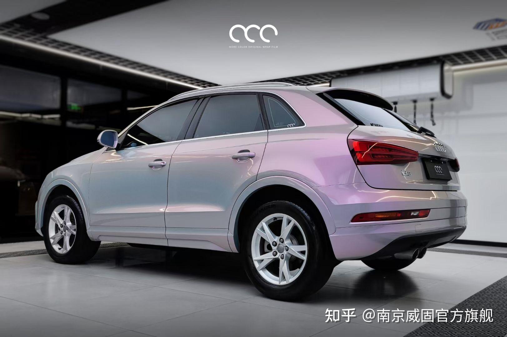 奥迪q3梦幻灰改色膜