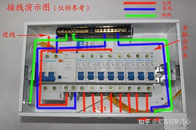 漏电开关保护盒怎么安装地线接位置对应盒子后面的孔但是没接触到墙壁